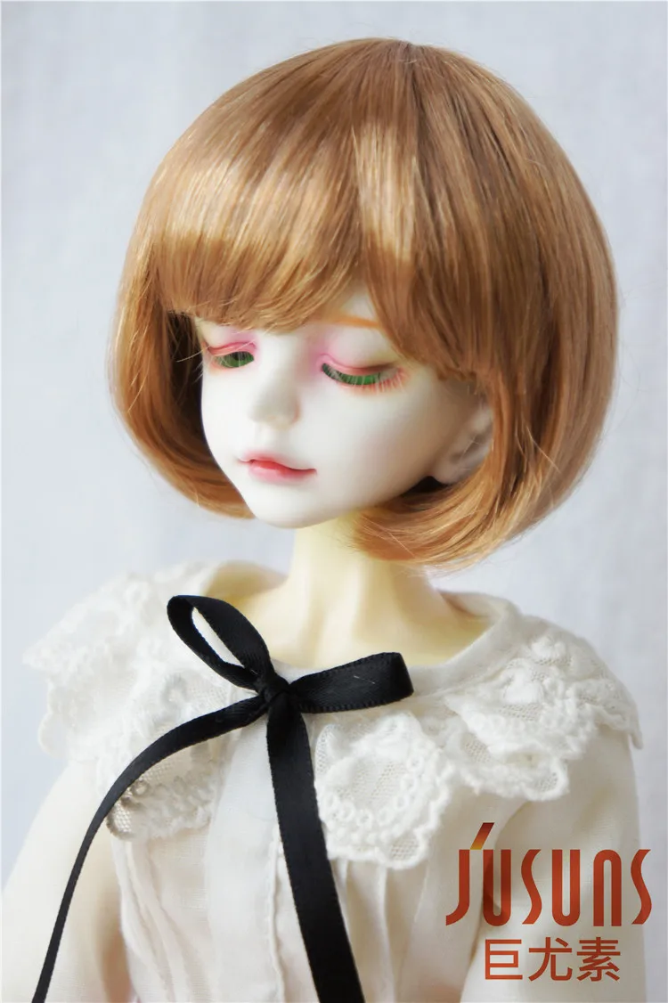 JD256 1/4 MSD Симпатичные мягкие BJD синтетические мохеровые куклы парики Размер 7 8