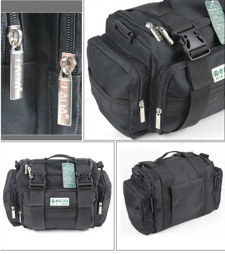 LAOA Electrician Bag 15 Inch Double Layers Thicken Top Wide Mouth Oxford Waterproof Wear-resisting Bag Tools Bag bike tool bag
