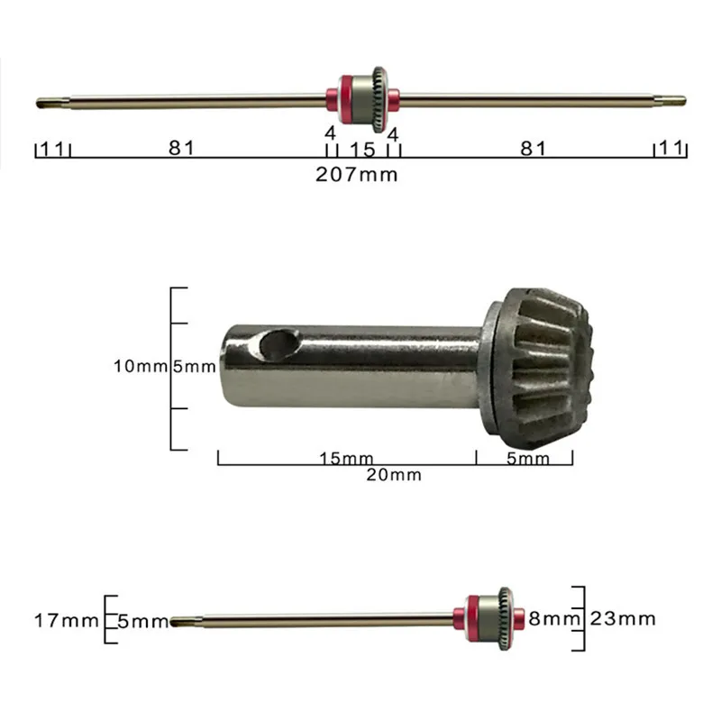 Feiyue FY01 FY02 FY03 Rear Differential Assembly FYHCS01 (3)