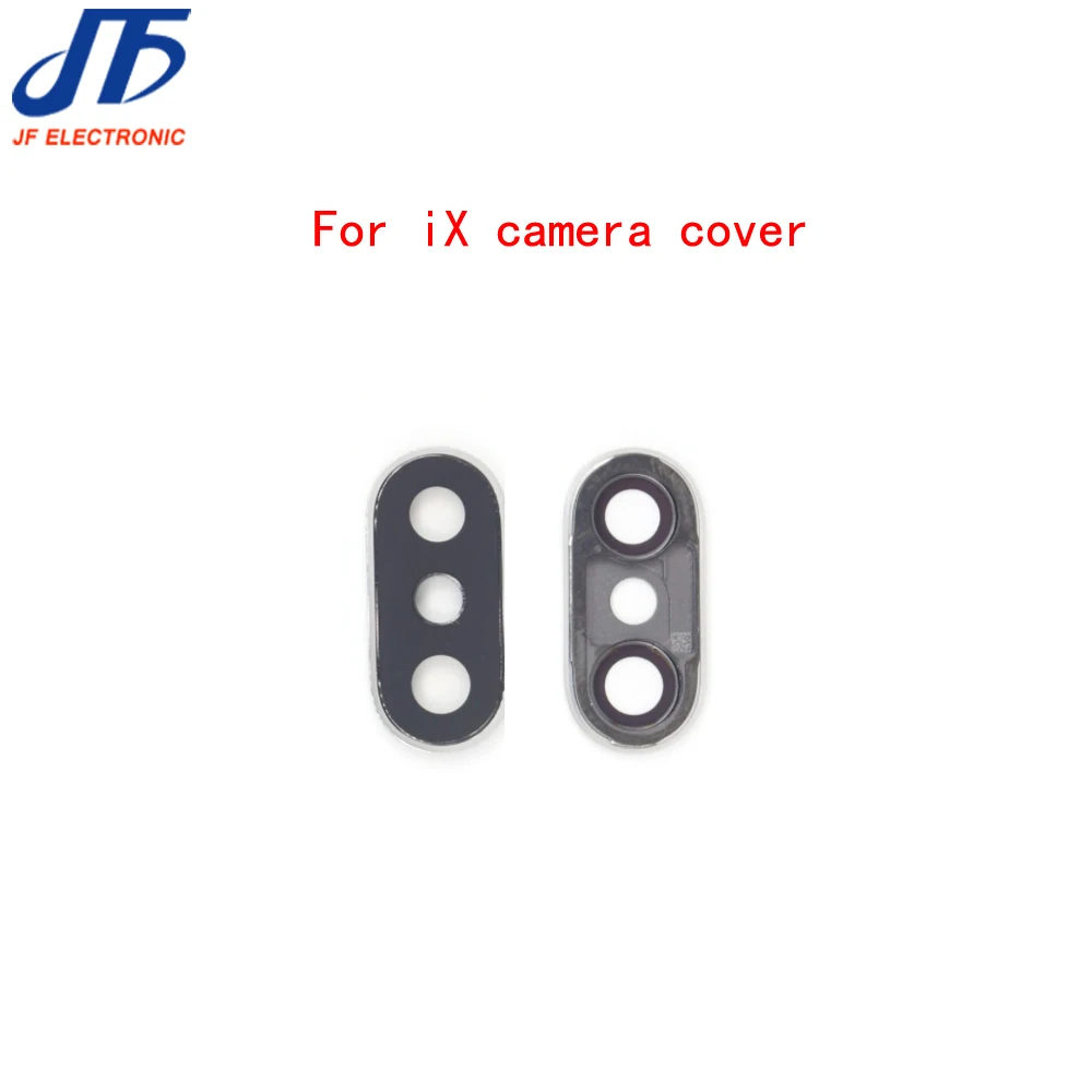 Replace Rear Camera Glass Lens Cover Replacement For iPhone X parts Free Shipping black silver