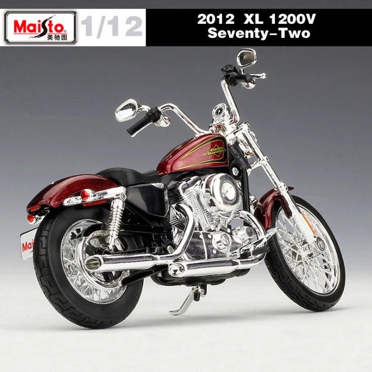 1:12 2012 XL 1200V модель Maisto литая под давлением металлическая спортивная гоночная