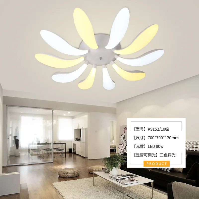 

Postmodern Nordic Living Room Dimmable LED Ceiling Lamp Simple Atmosphere Bedroom Study Dining Restaurant Lamp Free Shipping