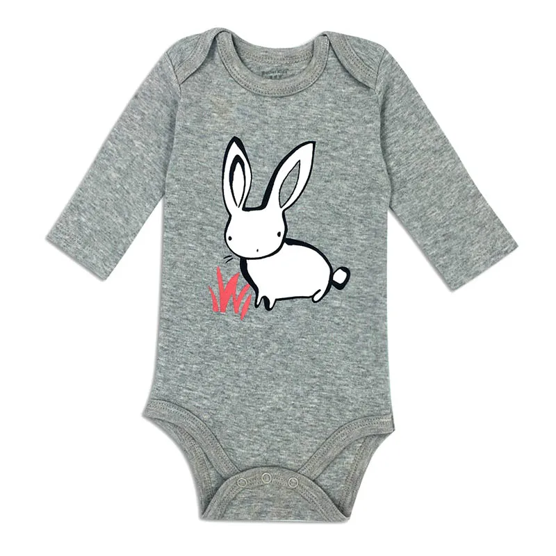 Newborn bodysuit baby babies bebes clothes long sleeve cotton printing infant clothing 1pcs 0-24 Months - Цвет: CH2018-3