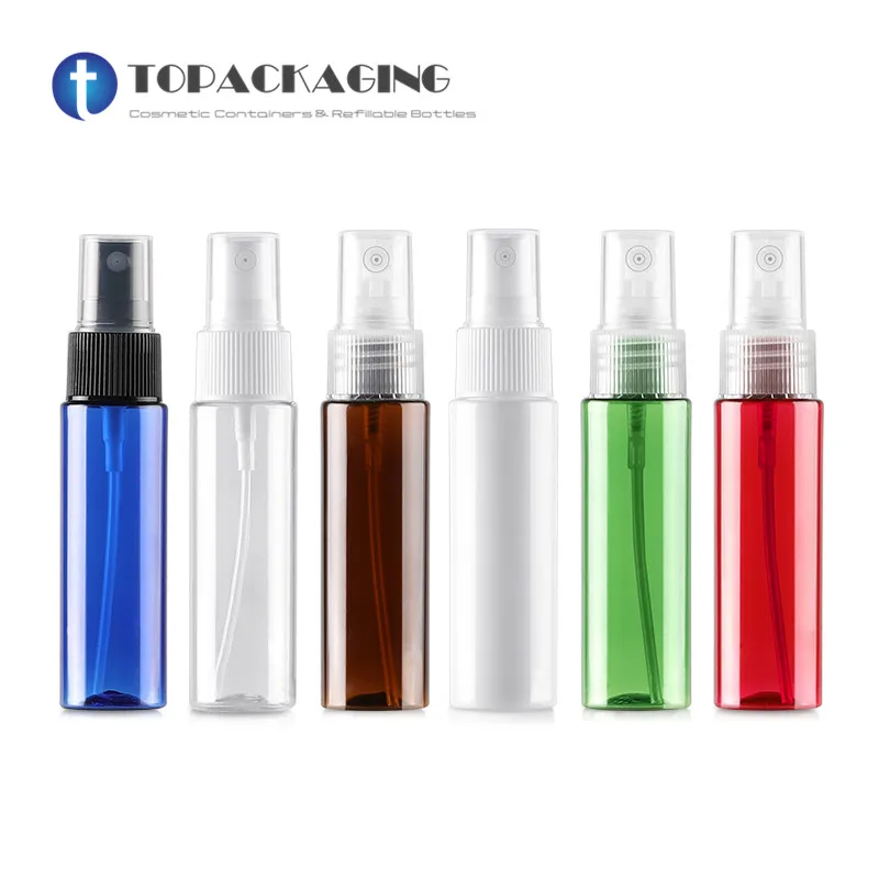 Refillable-30ML бутылка с распылителем белая пластиковая парфюмерная небольшой пустой