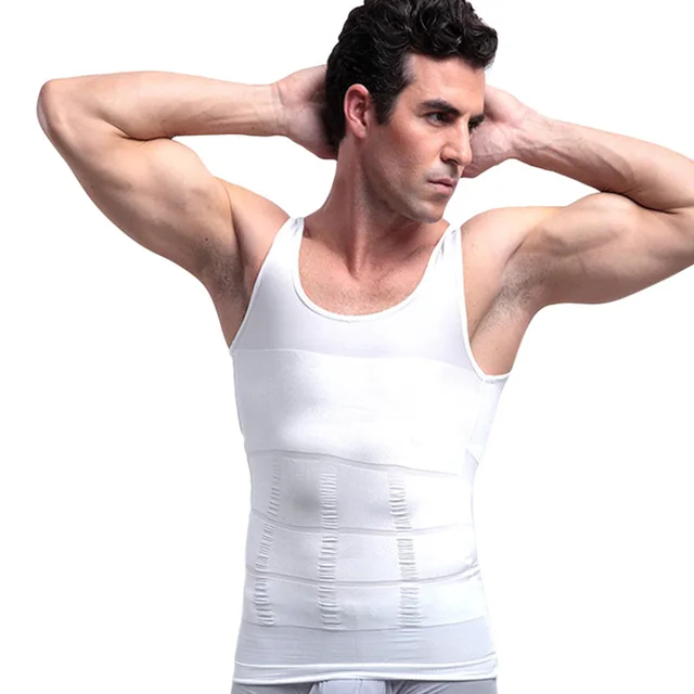 Buy Men Slim Body Tops Shaper Slimming Breathable