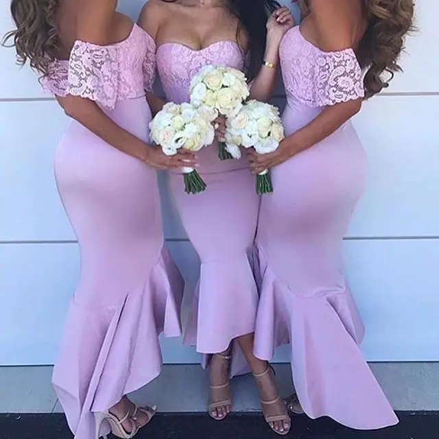  Plus  Size  Bridesmaid  Dresses  Lilac Wedding  Party Guest 