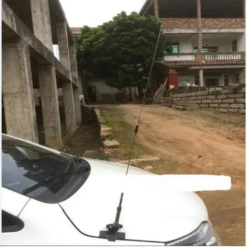 OSHINVOY dual band vehicle whip antenna 145 435M car mobile radio antenna with brackets and 5m 5