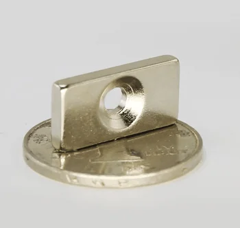 

3000Pcs 20 x 10 x 3 mm 4mm Hole N35 Super Strong Rare Earth Ring Block Neodymium Magnet Fridge Magnets