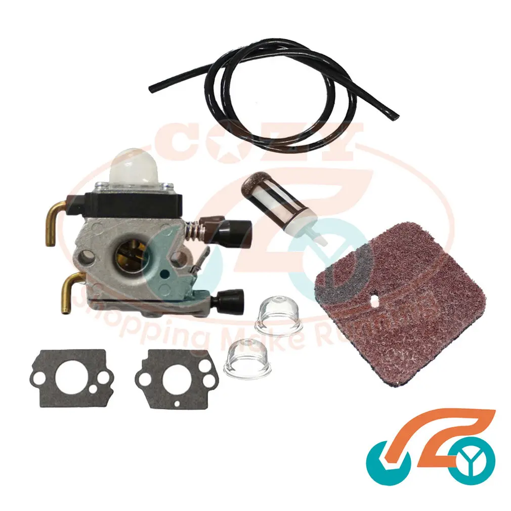 

Carburetor Air Filter Fuel Line for Stihl Zama FS38 FS45 FS46 FS55 HS45 FC55 # 4140-124-2800 8Z472