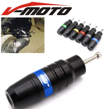 

for BMW S1000RR S1000R S1000XR HP4 S 1000 RR/R cnc Universal 8mm Motorcycle Exhaust Sliders Pads Frame Slider Crash Protector