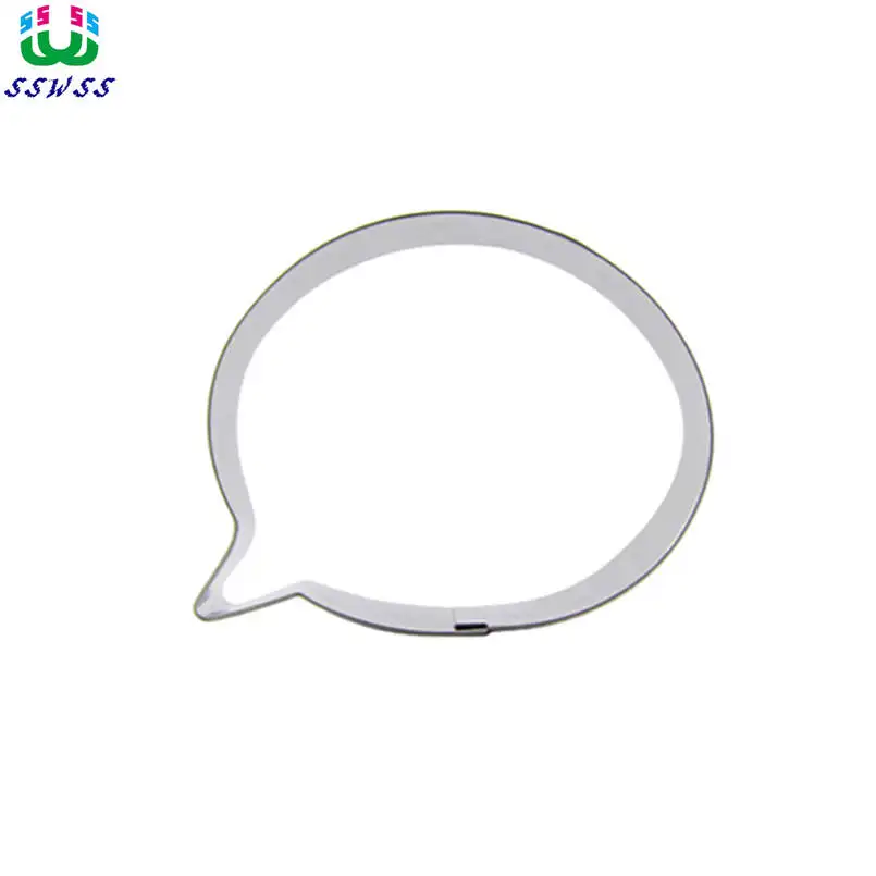 

Dialog box Shape Stainless Steel Cake Decorating Fondant Cutters Tools,Cake Cookie Biscuit Baking Molds,Direct Selling
