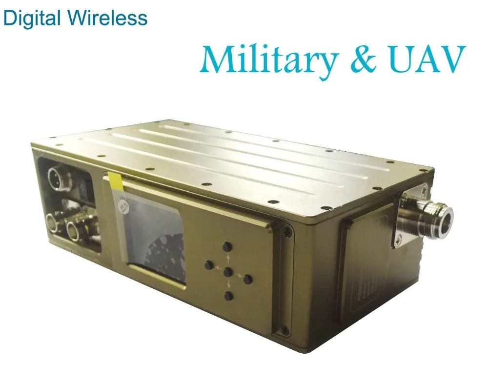 Military Digital Transmitter and Receiver, 25W Adjustable Broadcast AV