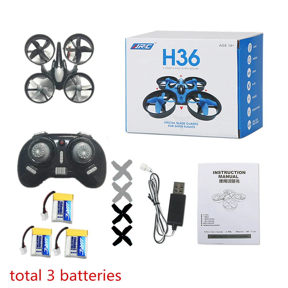 JJRC H36 мини Дрон RC дроны-Квадрокоптеры Безголовый режим один ключ возврат Вертолет