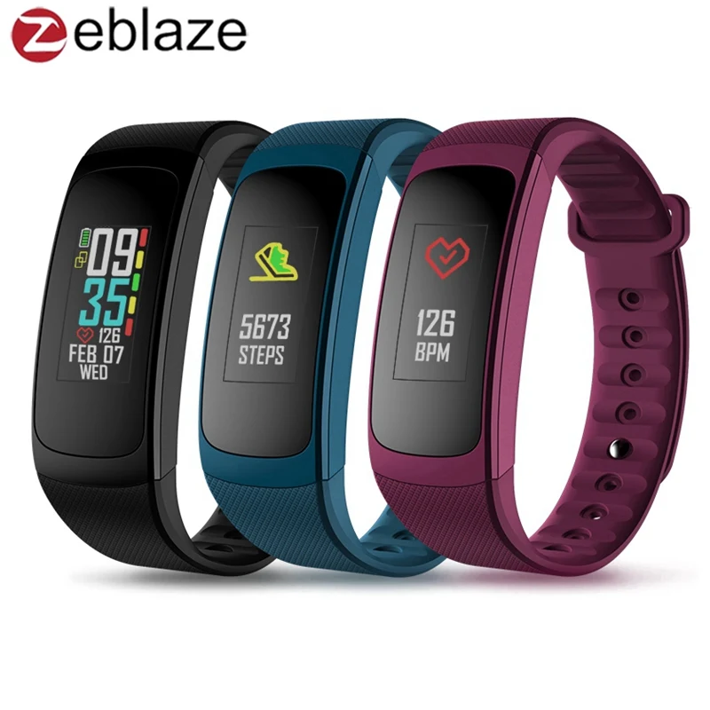 

Zeblaze PLUG C Reflective Color LCD Wristband Smart Electronics Bluetooth Fitness Tracker Always-on Heart Rate Smartwatch Watch