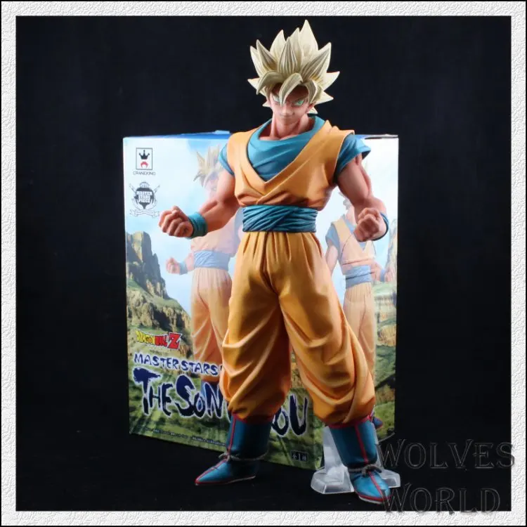 

Free Shipping Anime Dragon Ball Z Super Saiyan Son Gokou Son Goku PVC Action Figure Collection Model Toy 12" 30cm DB006