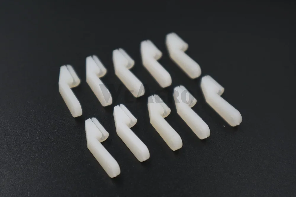 10pcs Plastic Push Rod Connector D2x23mmx5x8 For Rc Airplane Parts