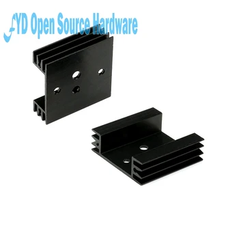 

2pcs 45X45X14MM heat sink for heat sink for TO-3 gold seal transistor