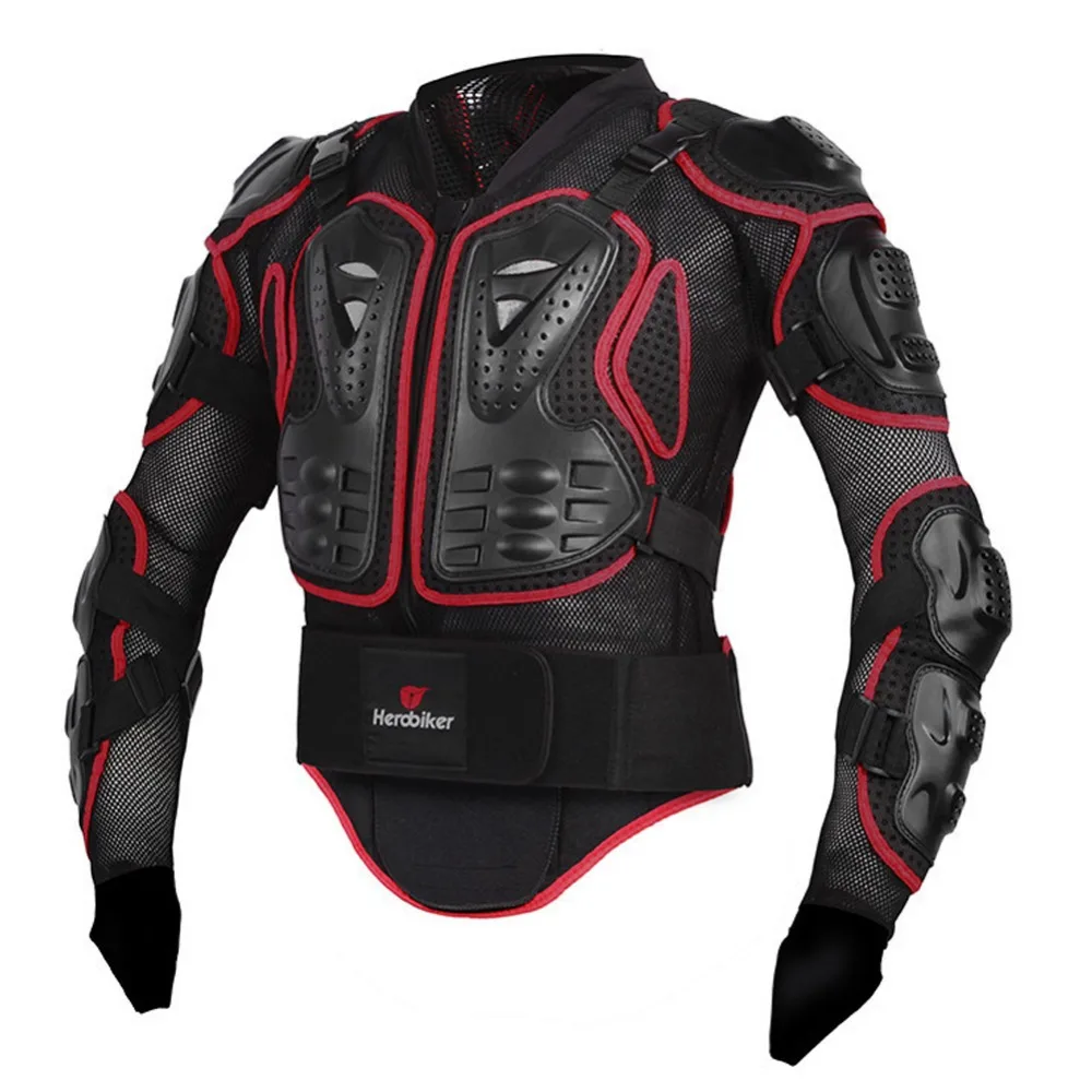 KAWOSEN Full Body Armor Motorcycle Jacket Motocross Protector Universal Body Armor Protective Jacket Powerful Protection MA04