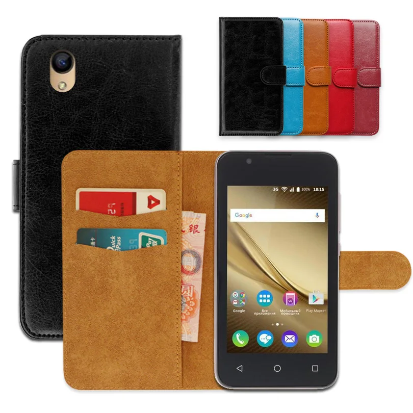 

Luxury PU Leather Exclusive Slip-resistant Flip wallet case for BQ BQ-4072 Strike Mini Ultra-thin Phone Cover,book case
