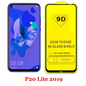 

100pcs/lot For Huawei P20 Lite 2019 Curved Tempered Glass Full Glue Coverage Screen Film For Huawei P30 P30 Lite Nova 4 4E