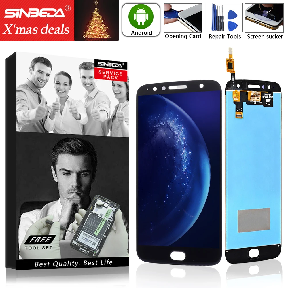 

5.5" Original For Motorola G5s Plus Xt1802 Xt1803 LCD Display Touch Screen Digitizer Assemble For Moto G5s Plus Mobile Phone LCD