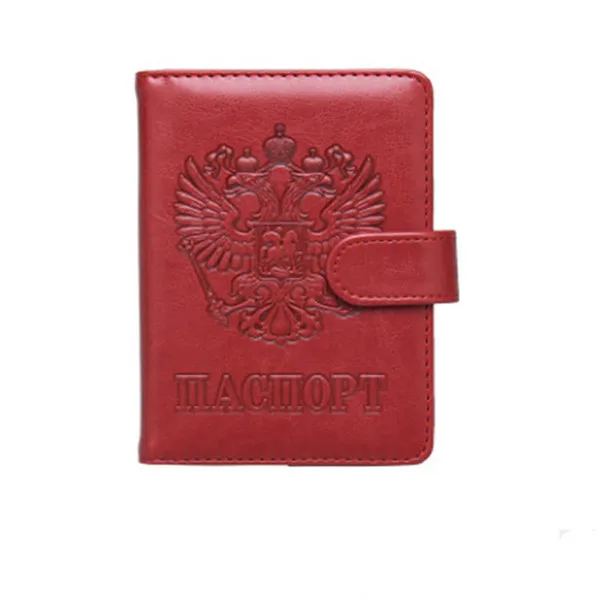ZOVYYOL Passport Cover Travel Passport Wallet Multi-function Bag the Passport Holder Protector Wallet Card Holder Purse - Цвет: Red 258