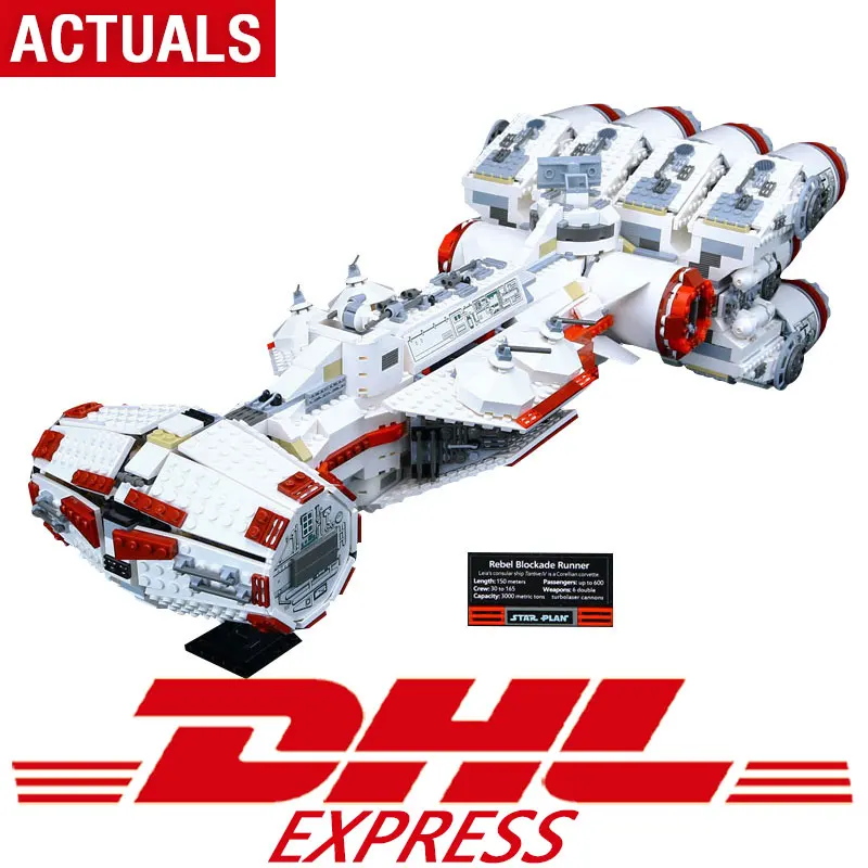 

DHL 05046 1788Pcs Star Toys Wars The Legoing 10019 Rebel Blockade Runner Set Building Blcoks Bricks New Kid Toys Christmas Gifts