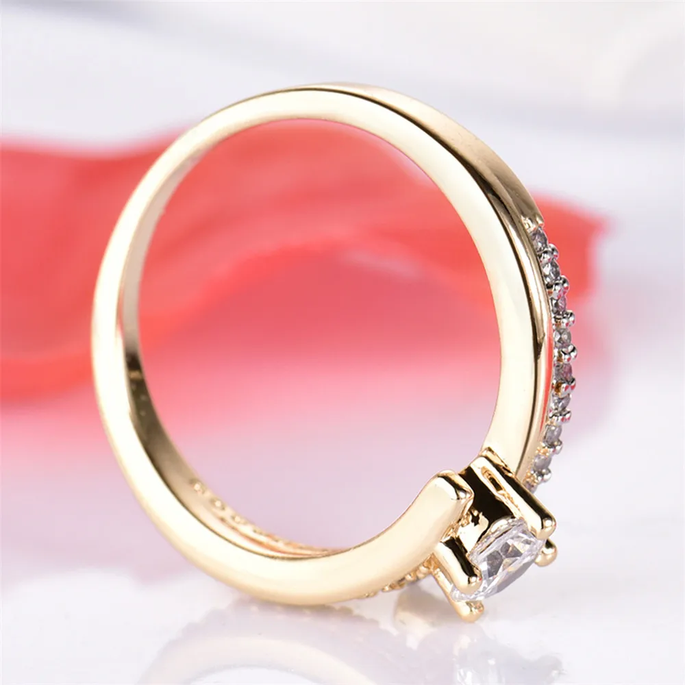 MOLIAM Модные кольца для женщин золотого цвета высокое качество кубический цирконий обручальное кольцо ювелирные изделия с небольшой подарочной коробкой MLR596
