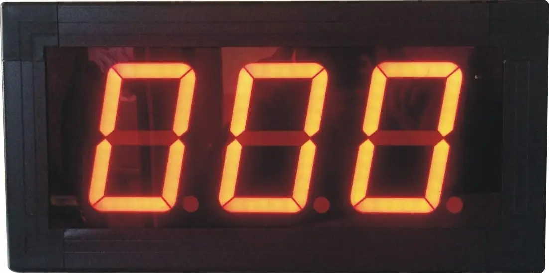Large screen double-sided LED digital display speedometer display meter speedometer code meter DC0-10V or 4 20MA input Large screen double-sided LED digital display speedometer display meter speedometer code meter DC0-10V or 4 20MA input