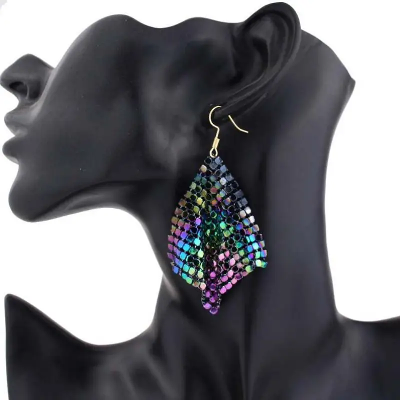 

Fashion Jewelry Fashion Small Square Long Earrings Bride Evening Dress Jewelry Accessories New Wedding Earrings Dangle Earrings