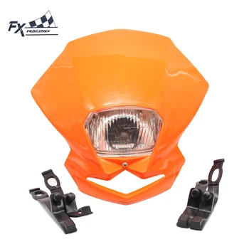 

Motocross Dirt Pit Bike Motorcycle Fairing Headlights Dual Sport Head Lamp For KTM Yamaha Suzuki EXC RF XR WRF YZF DRZ RMZ XT WR