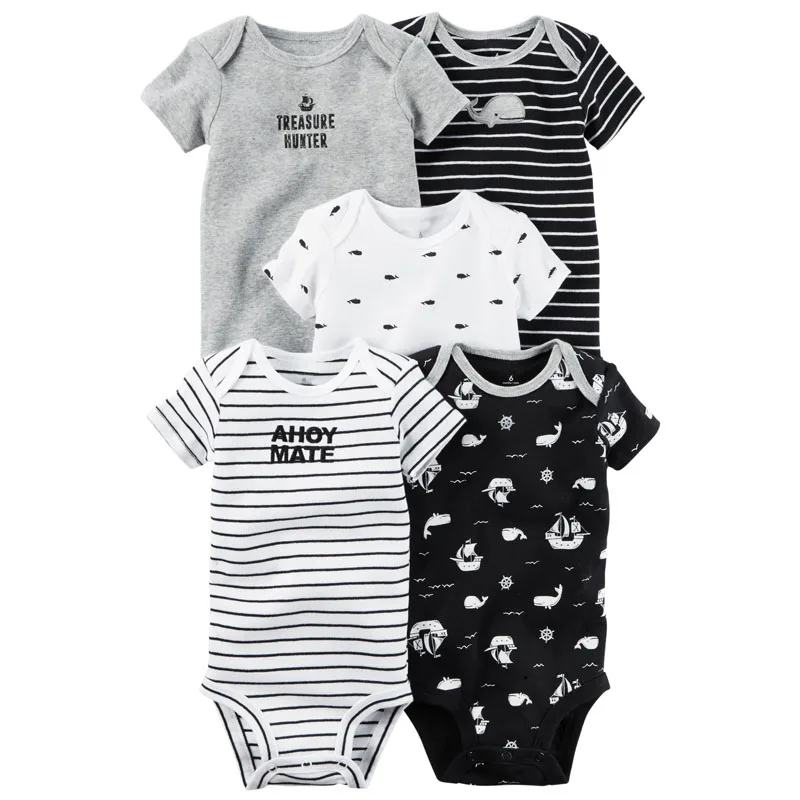 Летняя одежда для маленьких мальчиков футболка с короткими рукавами Топы+ боди+ шорты Одежда для новорожденных комплект одежды из 3 предметов для новорожденных, Подарочный костюм
