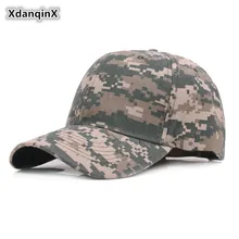 XdanqinX Для Мужчин's джунгли камуфляж Бейсбол Кепки s регулируемая головка Размеры Восхождение Шляпа Козырек Snapback Для женщин хип-хоп язык Кепки