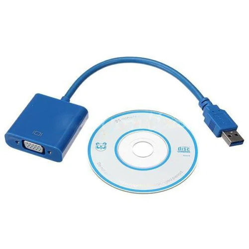 2015 горячие USB 3,0 для VGA Дисплей Внешний видео кабель адаптер для Win 7 8