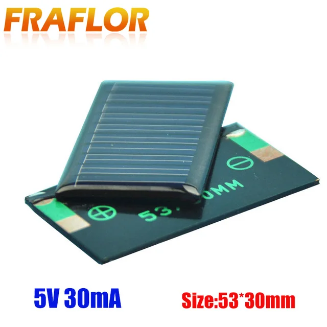 10 Celle Solari Mini 5V 30mA - Pannellini Fotovoltaici Per Progetti Fai Da Te E Giocattoli - Foto 9