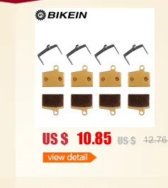 BIKEIN-2 пары MTB резиновые дисковые Тормозные колодки для ZOOM DB280 DB550 DB450 DB350 велосипедные полуметаллические гидравлические тормозные колодки