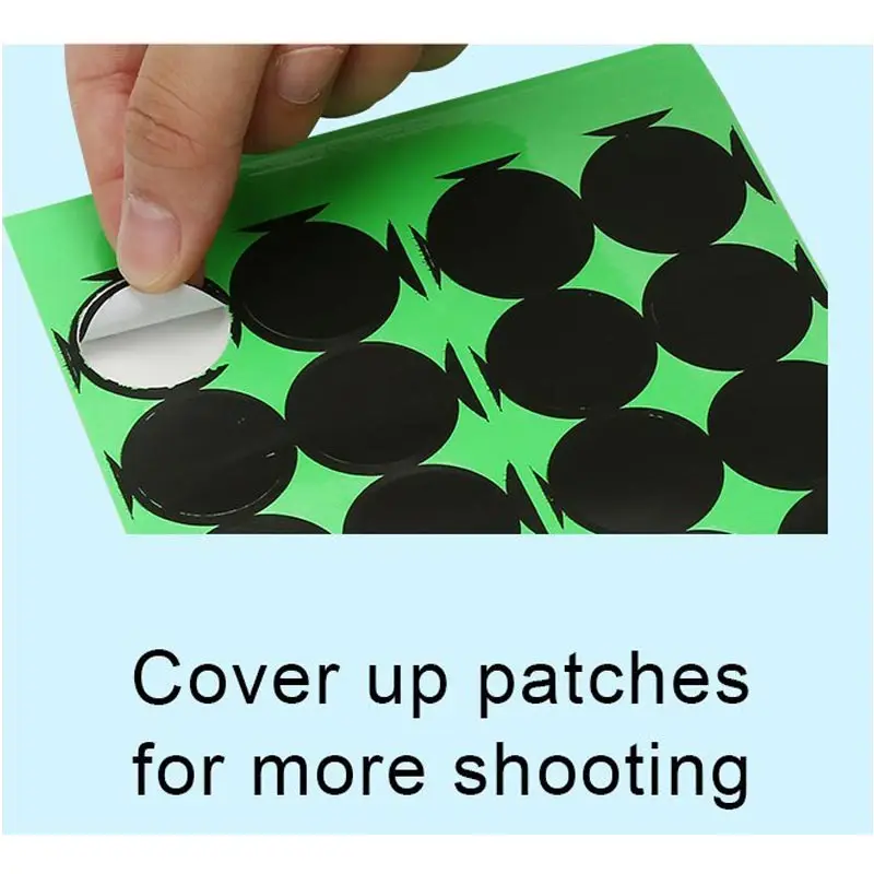 

Splatter Target Stickers Adhesive Cover Up Patches for Shooting Targets Practice- 1" Reactive Peel and Stick Pasters