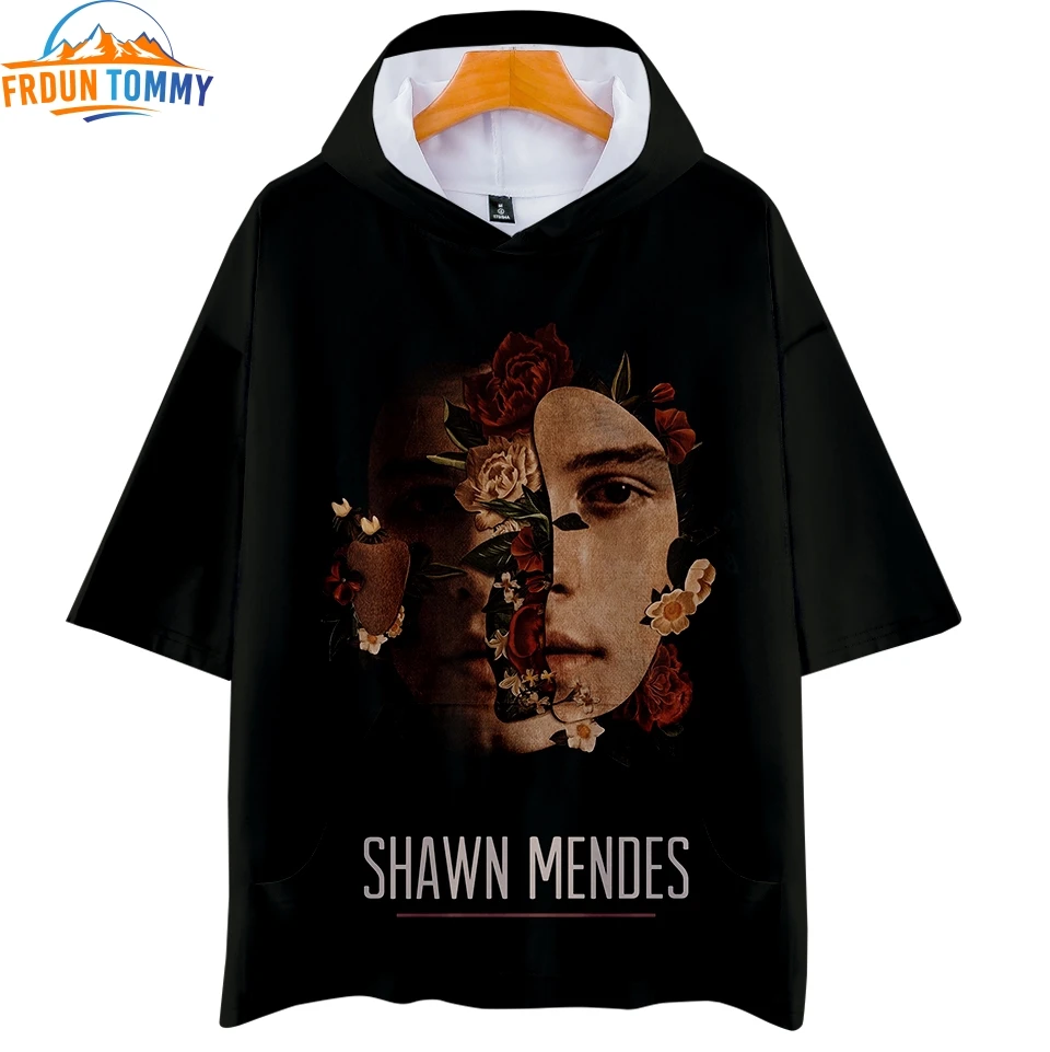 Новинка Мужская/Женская модная Толстовка Shawn Mendes с капюшоном и принтом кавайная