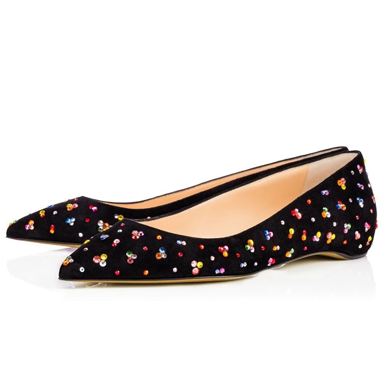 

Spring And Autumn New Fashion Solid Slip-On Shallow Mouth Flat Women's Office Work Casual Shoes Plus Size 34-46 TL-A0249