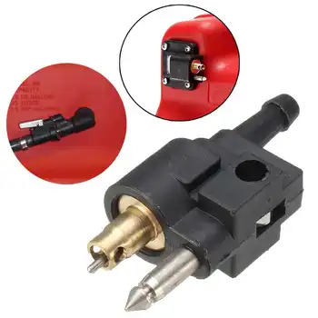 

1/4" 6mm Hose Line Outboard Engine Fuel Line Connector Outboard Gasoline Fits for Yamaha Outboard Motor Fuel Pipe Male Black