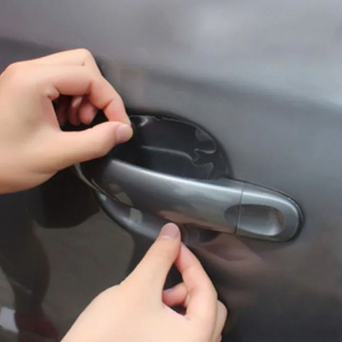 

4x Car Universal Clear Side Door Handles Paint Scratches Protective Film Car Sticker Dropship100% Brand new