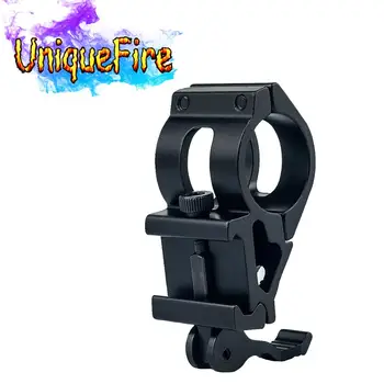 

UniqueFire Tactical Scope Mount 1'' (25.4mm) Ring Offset Flashlight Mount with QD Quick Release Base Fit on 20mm Picatinny Rail
