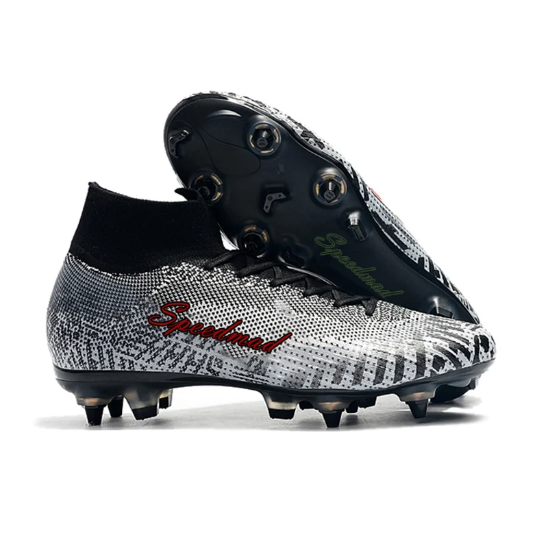 

SG Football Shoes AC Steel Spikes Soccer Cleats Superfly VI 360 Elite CR7 Boots Men Zapatos De Futbol Hombre Chuteira Futebol