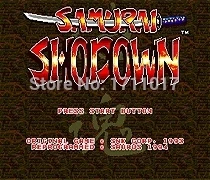 

Samurai Shodown 16 bit MD Game Card For Sega Mega Drive For Genesis