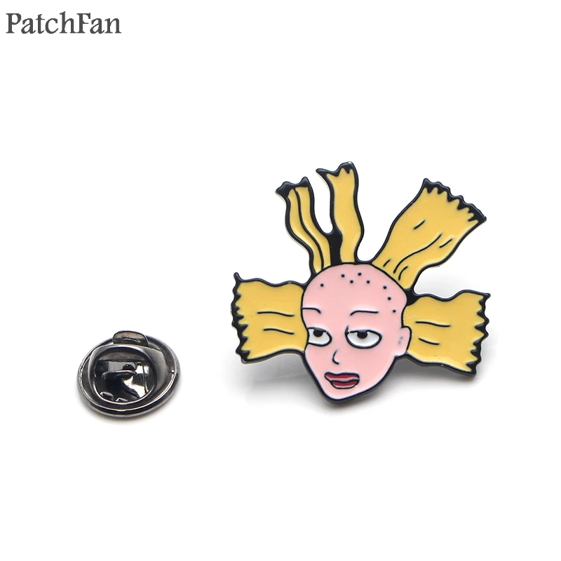 Patchfan со смешными героями из мультфильмов для девочек Cynthia цинка галстуком