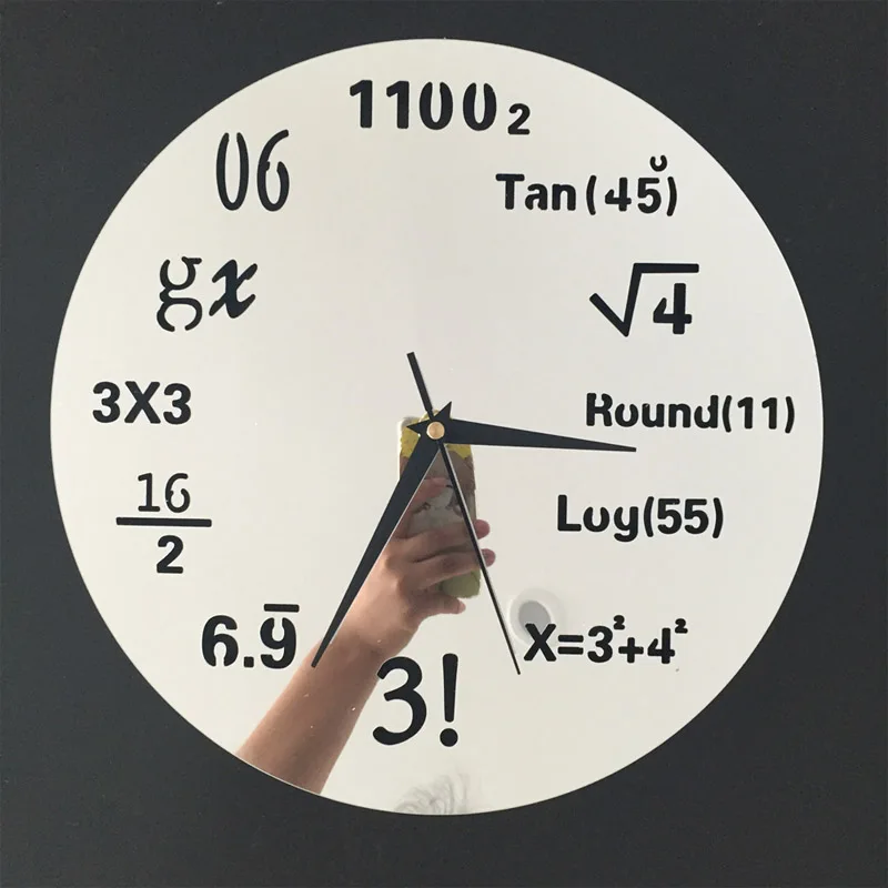 Buy Creative Mathematical Formula Wall Clock of