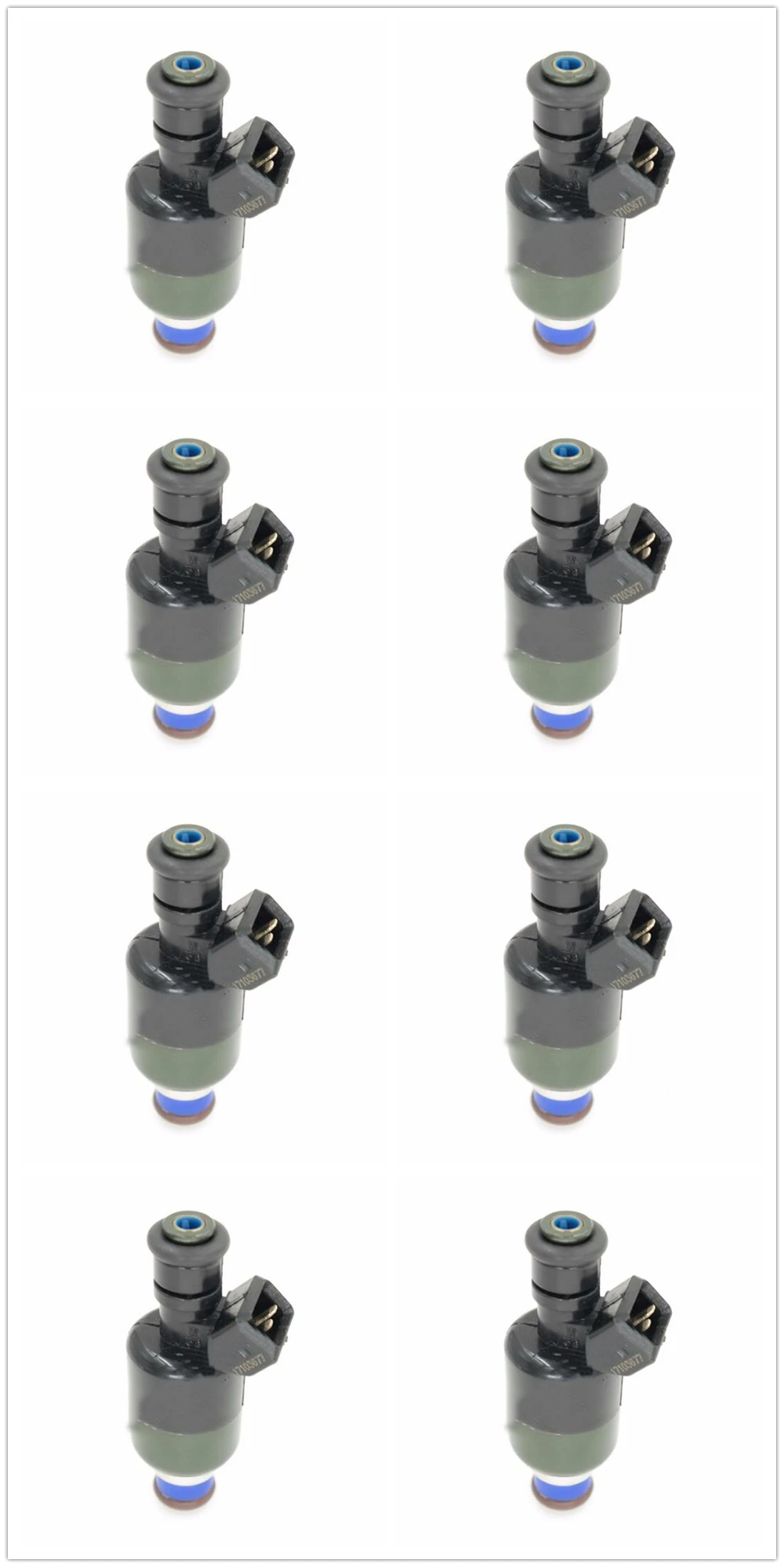 

8pcs Nozzle Injection Fuel Injector 17103677 For Ford Lincoln 85-91