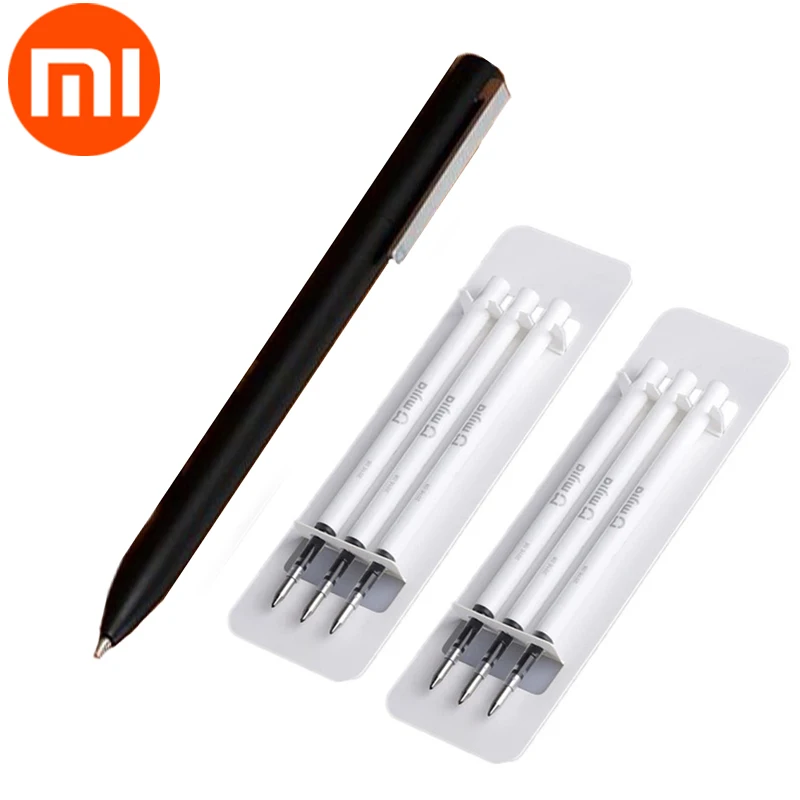 Mijia Xiaomi Sign Pen 9,5 мм ручка для подписи PREMEC гладкая швейцарская заправка MiKuni японские чернила добавить Mijia Pen Черный Заправка