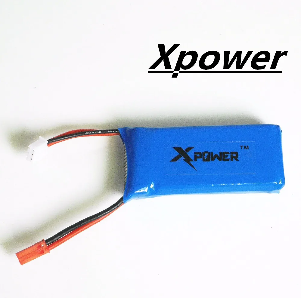 

1pcs 7.4V 1200mAh Xpower Lipo Battery for WLtoys rc Drone V666 V262 V353 Yizhan X6 RC X6 X1 X101 MJX