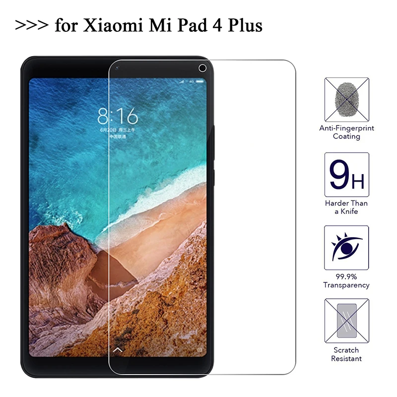 Для Xiaomi Mi Pad 4 Plus защита экрана Стекло 9H закаленное стекло для MiPad 10 1 дюймов планшет